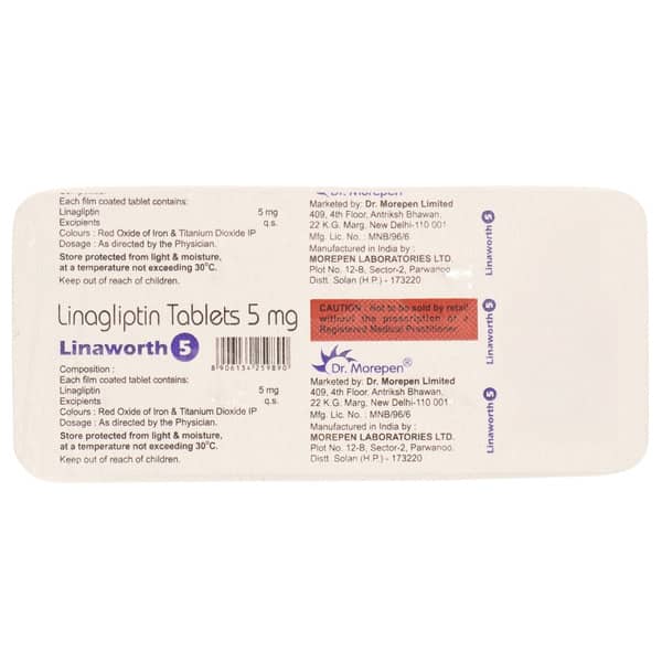 Linaworth 5 Strip Of 10 Tablets