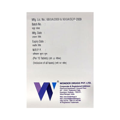 Wonvas F Strip Of 15 Tablets