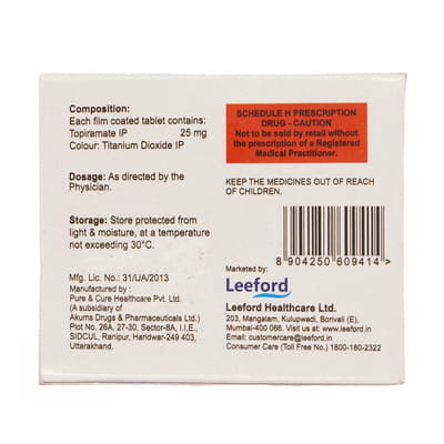 Cerbilep 25mg Strip Of 10 Tablets