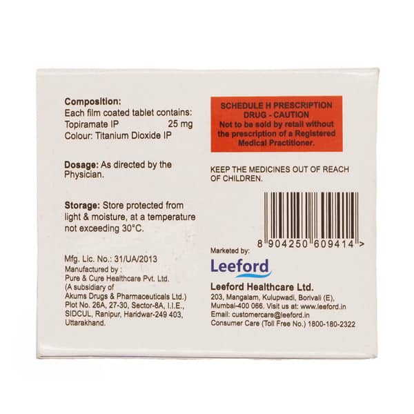 Cerbilep 25mg Strip Of 10 Tablets