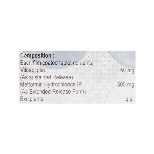 Viltab 50/500Mg Strip Of 15 Tablets