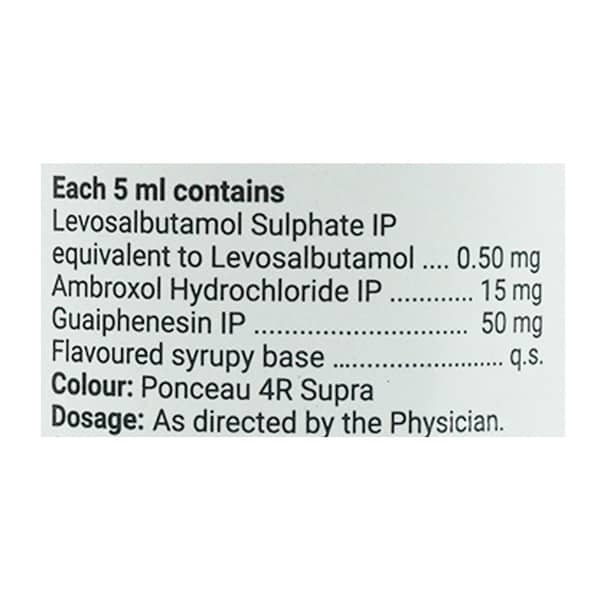 Levolin Plus Jr Bottle Of 100Ml Expectorant