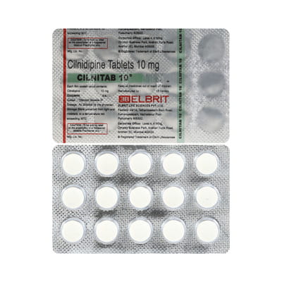 Cilnitab 10mg Strip Of 15 Tablets
