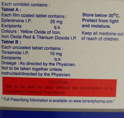 Tide E 10/25mg Combikit Strip Of 20 Tablets
