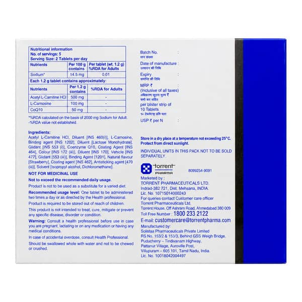 Elcafort Plus Strip Of 10 Tablets