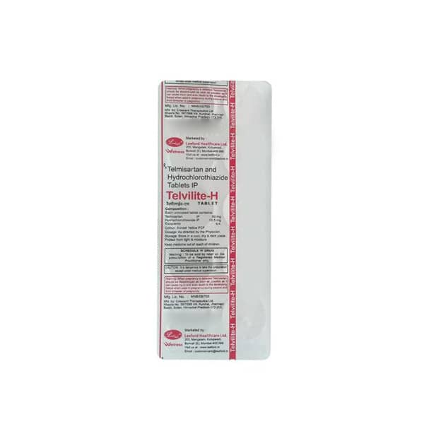 Telvilite H 80/12.5mg Strip Of 10 Tablets