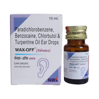 Wax Off Advance Bottle Of 10ml Ear Drops