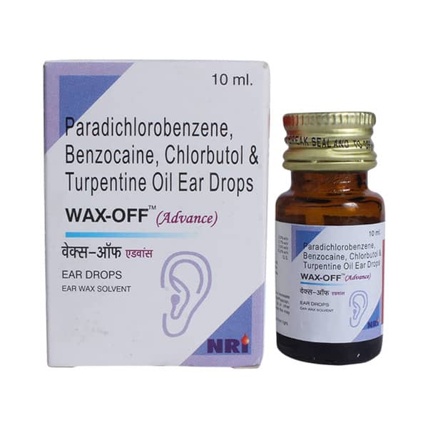 Wax Off Advance Bottle Of 10ml Ear Drops