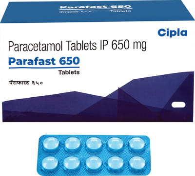 Parafast 650mg Strip Of 10 Tablets
