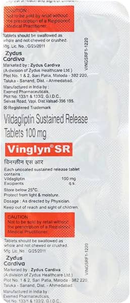 Vinglyn Sr 100mg Strip Of 10 Tablets