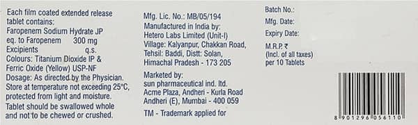 Faroright ER 300 Tablet