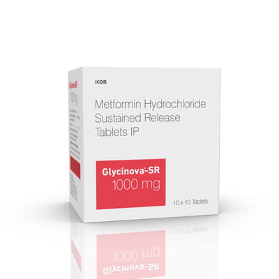 Glycinova Sr 1000mg Strip Of 10 Tablets