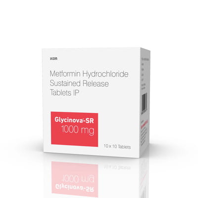Glycinova Sr 1000mg Strip Of 10 Tablets