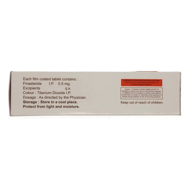 Finabald 0.5mg Strip Of 10 Tablets