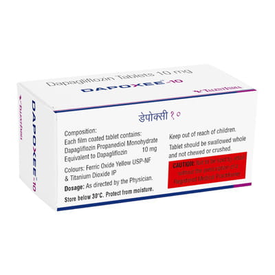 Dapoxee 10mg Strip Of 10 Tablets