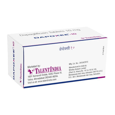 Dapoxee 10mg Strip Of 10 Tablets