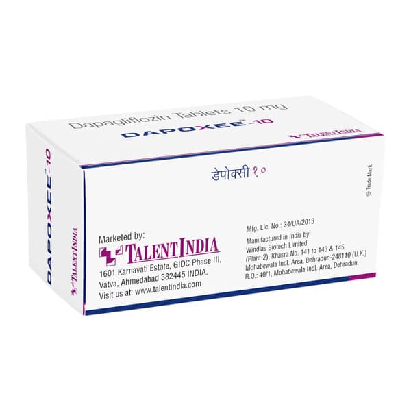 Dapoxee 10mg Strip Of 10 Tablets