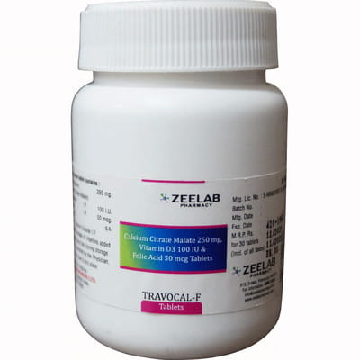 Travocal F Bottle Of 30 Tablets