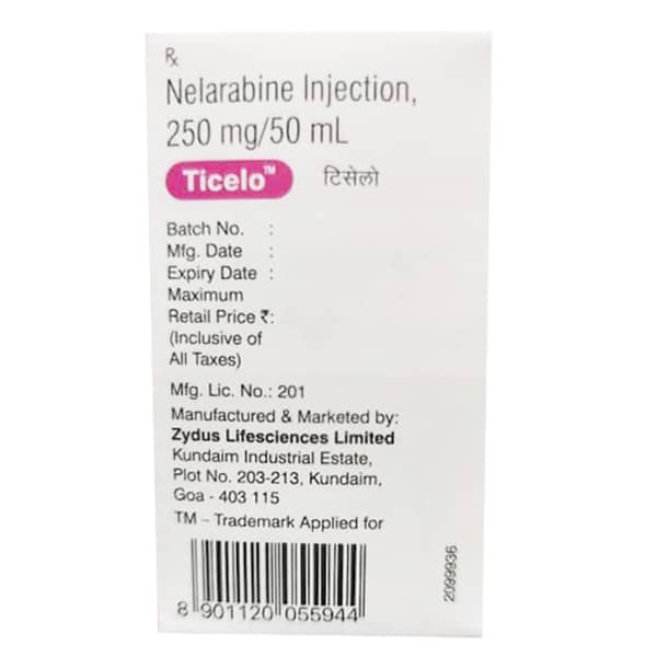 Ticelo 250Mg Vial Of 50Ml Injection
