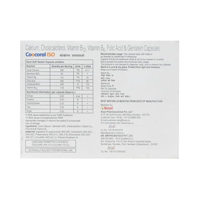 Coecoral Iso Strip Of 15 Capsules