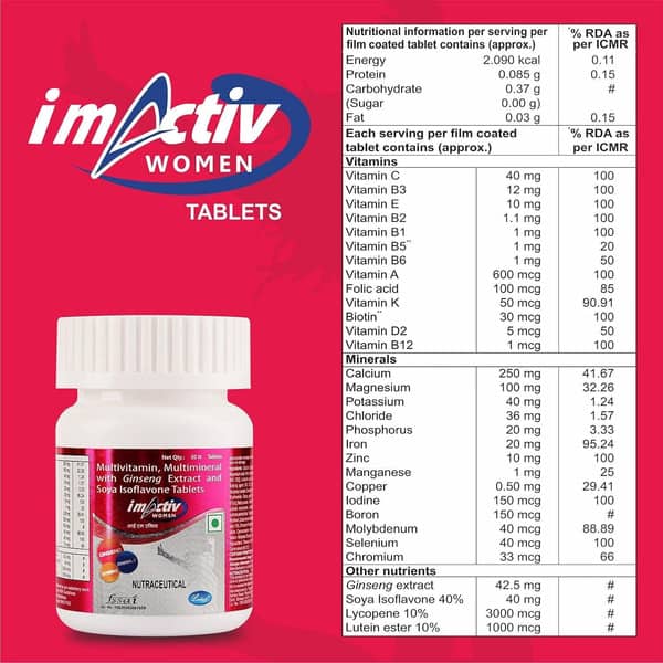Im Activ Women Bottle Of 30 Tablets