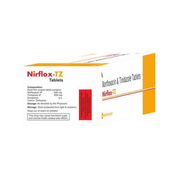Nirflox Tz Strip Of 10 Tablets