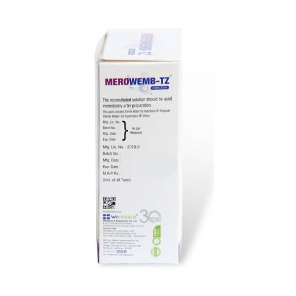 Merowemb Tz 1.125gm Dry Vial Of 1 Powder For Injection