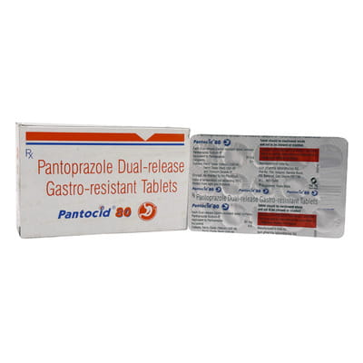 Pantocid 80mg Strip Of 15 Tablets