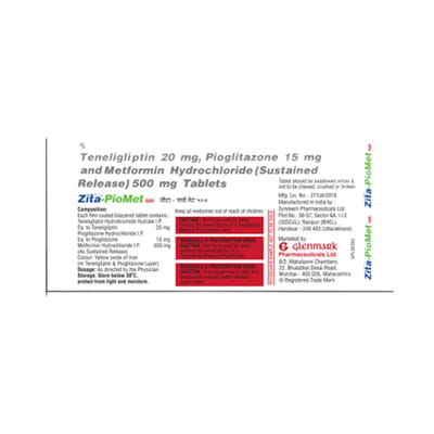 Zita Piomet 500mg Strip Of 10 Tablets