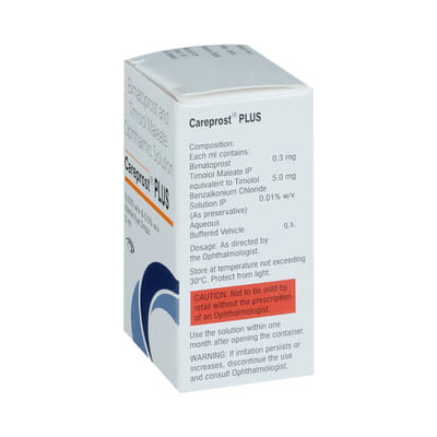 Careprost Plus Bottle Of 5ml Eye Drops