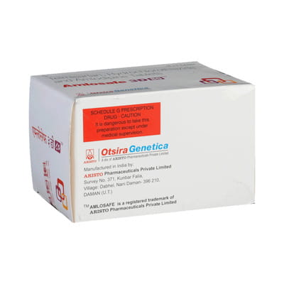 Amlosafe 3d 80mg Strip Of 7 Tablets