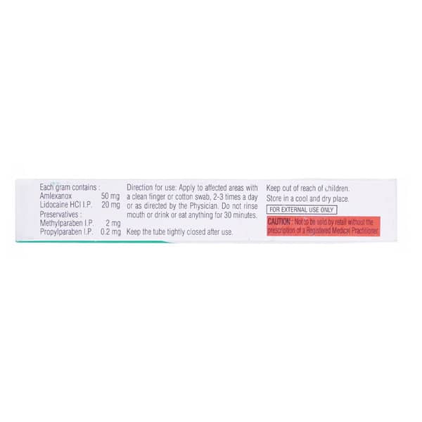 Lexanox Plus Sugar Free Tube Of 10gm Paste
