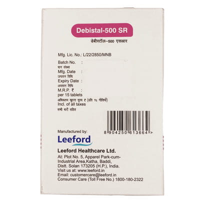 Debistal Sr 500 Strip Of 15 Tablets