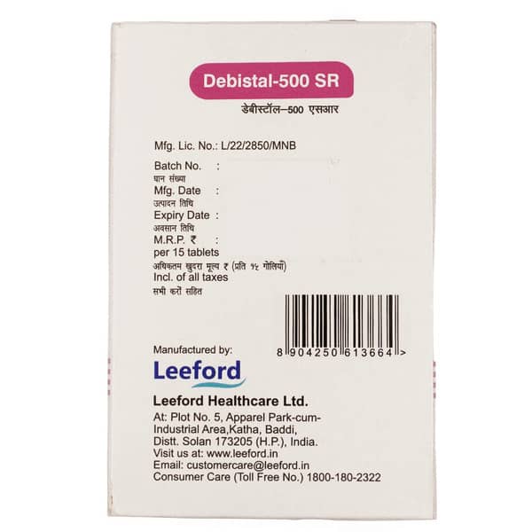 Debistal Sr 500 Strip Of 15 Tablets