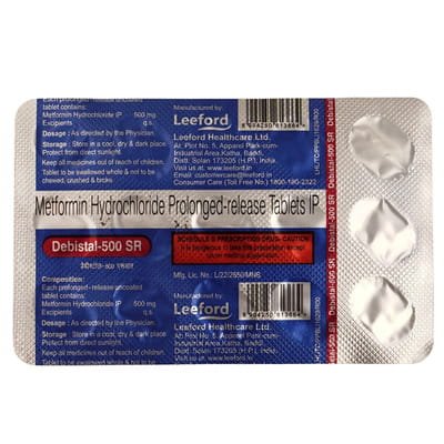 Debistal Sr 500 Strip Of 15 Tablets