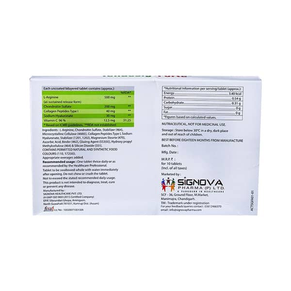 Tendosig Forte Strip Of 10 Tablets