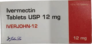 Iverjohn 12mg Strip Of 10 Tablets