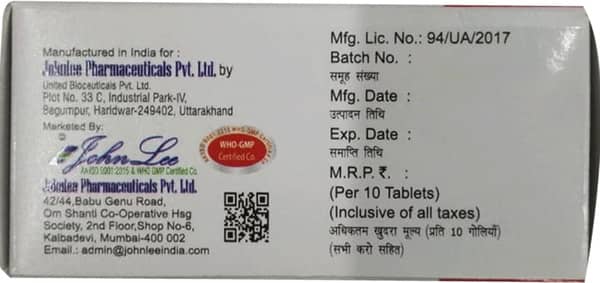 Iverjohn 12mg Strip Of 10 Tablets