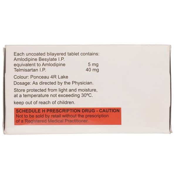 Amlovas T 40Mg Strip Of 10 Tablets