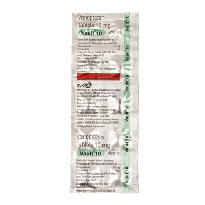 Vault 10mg Strip Of 10 Tablets