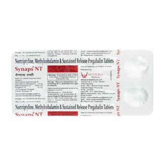 Synaps Nt Strip Of 10 Tablets