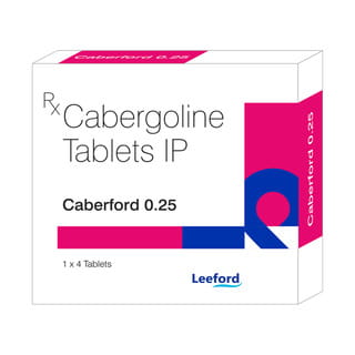 Caberford 0.25Mg Strip Of 4 Tablets