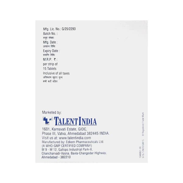 Glimital M 1Mg Strip Of 15 Tablets