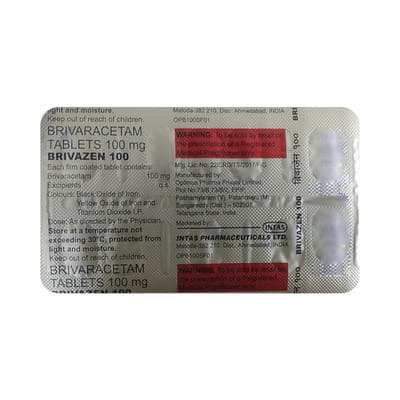 Brivazen Sr 100mg Strip Of 10 Tablets