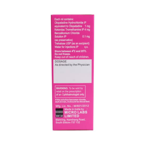 Okt Bottle Of 5ml Eye Drops