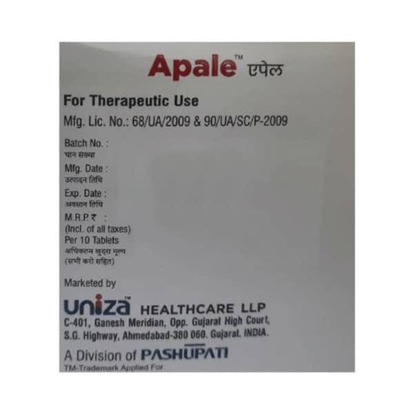 Apale Strip Of 10 Tablets