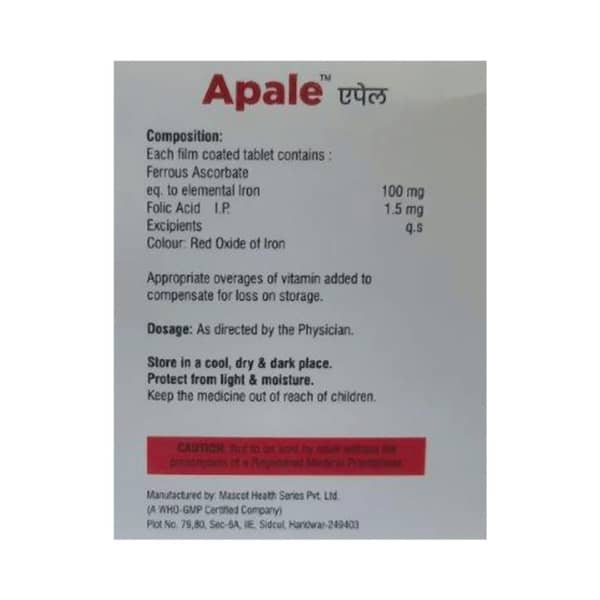 Apale Strip Of 10 Tablets