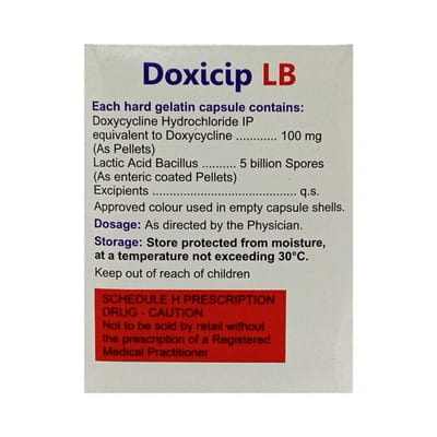 Doxicip Lb Strip Of 10 Capsules