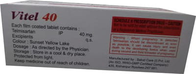 Vitel 40mg Strip Of 15 Tablets