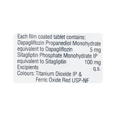 Dapavel S 5/100 Strip Of 10 Tablets